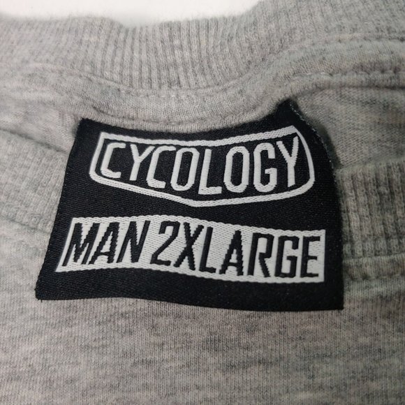 Cycology Braking Bad Walter White Mens XL T Shirt Cycling Gray Short Sleeve Bike - Picture 5 of 7